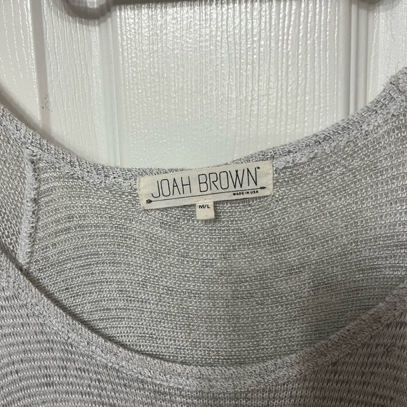 JOAH BROWN long sleeve slouchy top size medium/large - Picture 2 of 6